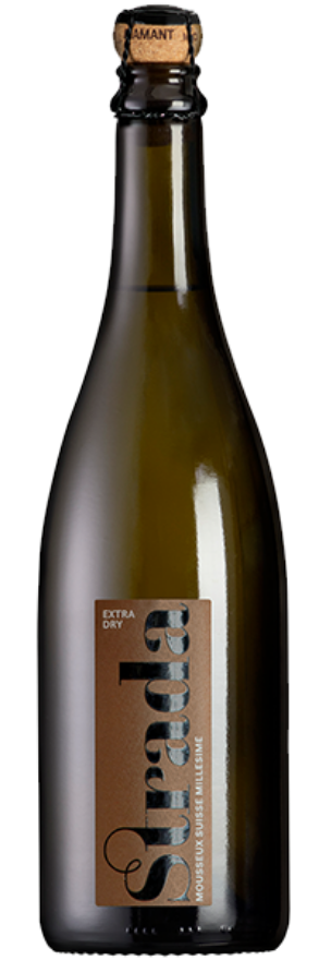 Vin Mousseaux Millésime Extra Dry 2021 Strada, VdP Suisse, Pinot Noir