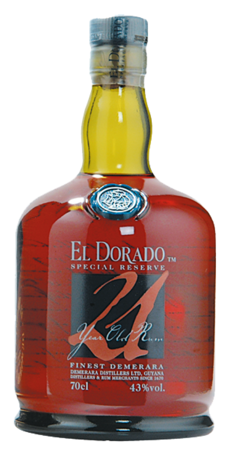 El Dorado Rum 21 years 43°, Guyana