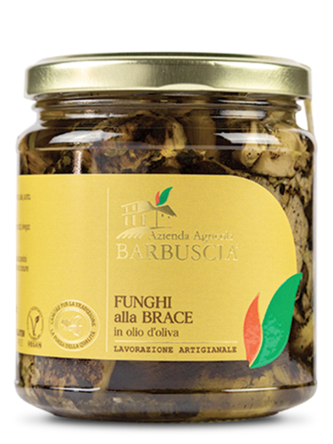 Barbuscia Funghi alla brace in olio d'oliva, Azienda Agricola Barbuscia