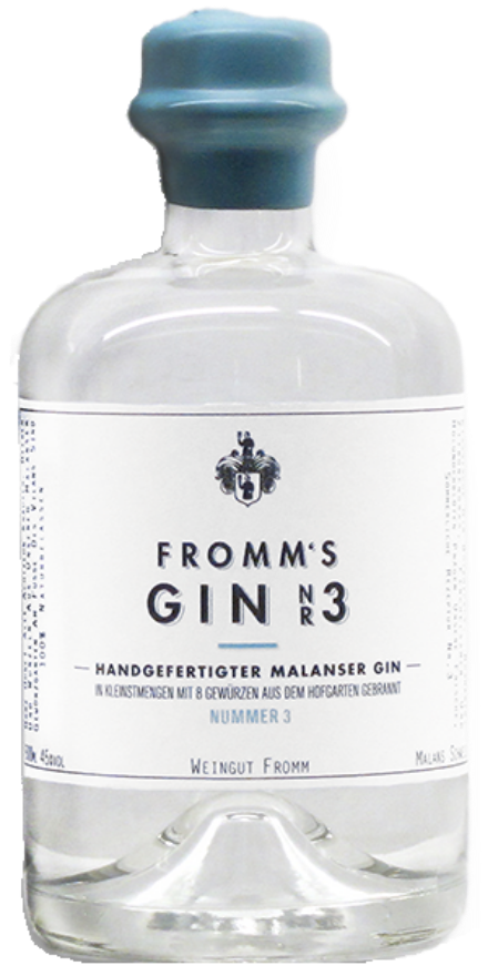 Fromm's  Gin Nummer 3, 45°, London Dry
Weingut Fromm, Malans