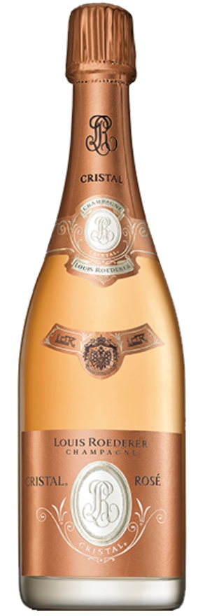 Louis Roederer Cristal Rosé 2012, Champagne AOC, Pinot Noir, Chardonnay, James Suckling: 99, Robert Parker: 98