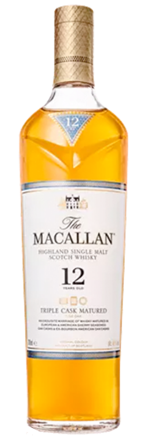 Macallan 12 years Triple Cask 40°, Speyside Single Malt Whisky