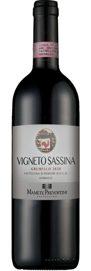 Grumello Vigneto Sassina 2019 Mamete Prevostini, Valtellina Superiore DOCG, Nebbiolo, Valtellina