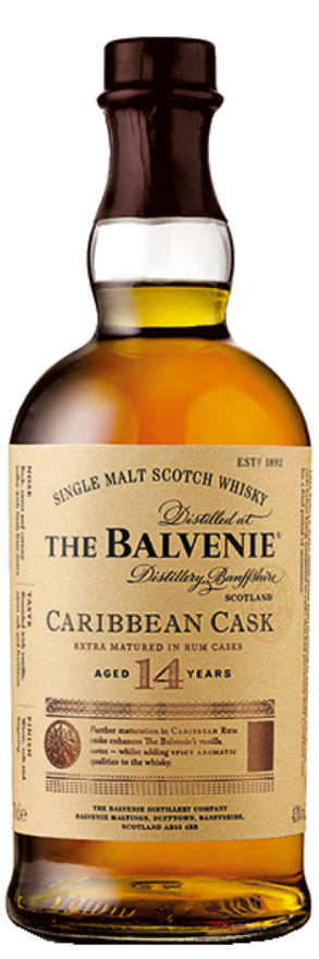The Balvenie Caribbean Cask 14 years 43°, Single Malt Whisky
