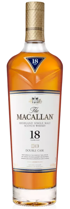 Macallan 18 years Double Cask 43° 2023, Speyside Single Malt Whisky