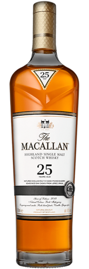 Macallan 25 years Sherry Oak  43°