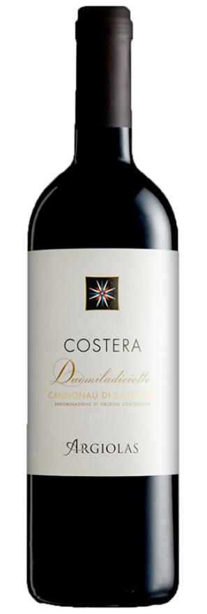 Costera Cannonau di Sardegna 2021 Cantina Argiolas, Cannonau di Sardegna DOC, Cannonau, Carignan, Bovale, Sardinien