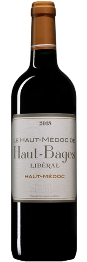 Château Haut-Bages-Libéral 2018, 5ème Cru Classé Pauillac AOC, Cabernet Sauvignon, Merlot, Bordeaux, James Suckling: 95
