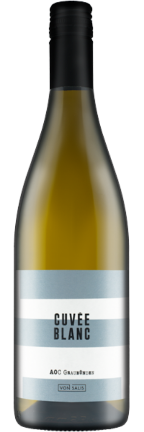 Bündner Cuvée Blanc 2022 von Salis, AOC Graubünden, Pinot Noir, Pinot Blanc, Chardonnay, Sauvignon Blanc, Gewürztraminer, Graubünden