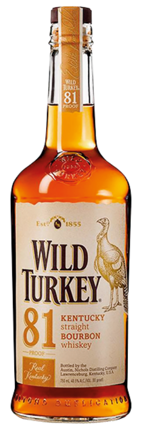 Wild Turkey 81 Proof Bourbon 40.5°, Kentucky