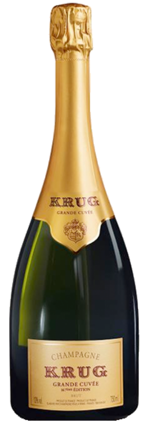 Krug Grande Cuvée 169e, Wine Spectator: 95, James Suckling: 96