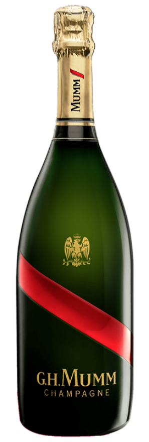 Mumm Grand Cordon Brut, Pinot Noir, Chardonnay, Pinot Meunier