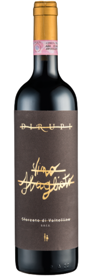 Sforzato "Vino Sbagliato" 2018 Dirupi, Sforzato di Valtellina DOCG, BIO, Nebbiolo, Valtellina