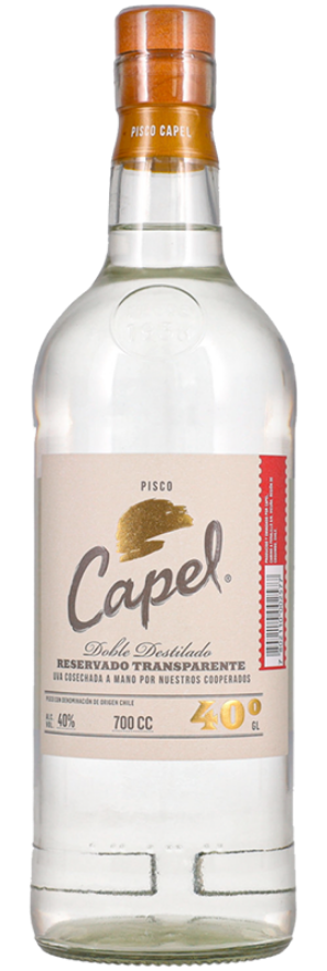 Pisco Capel Reservado Transparente 40°