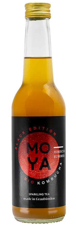 Moya Black Edition BIO Kombucha Hibiskus