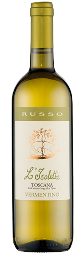 L'Isoletta Vermentino 2022 Azienda Agricola Russo, Toscana IGT, Vermentino, Viognier, Toscana