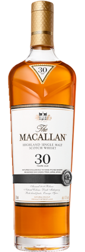 Macallan 30 years Sherry Oak 43°, Speyside Single Malt Whisky
