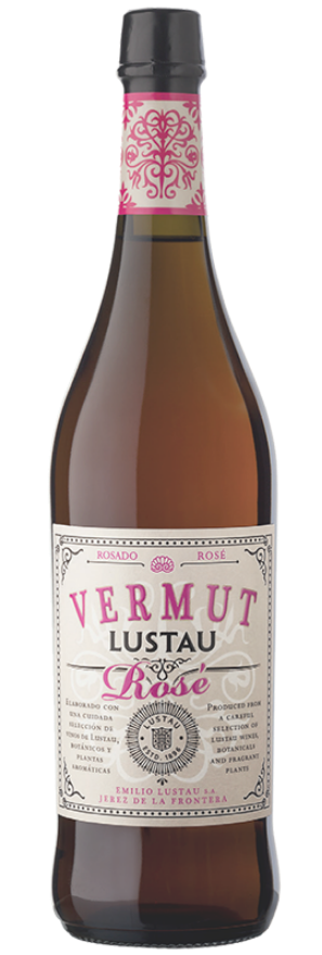 Vermouth Rosé Lustau 15°, Apéritif à base de vin