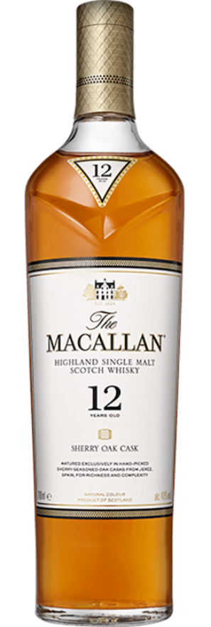 Macallan 12 years Sherry Oak 40°