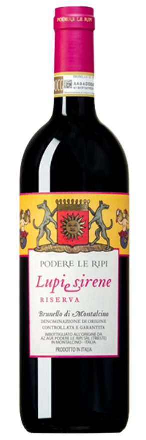 Brunello Riserva Lupi e Sirene 2018 Podere le Ripi, Brunello di Montalcino DOCG, BIO-Demeter, Sangiovese, Toscana, Falstaff: 98