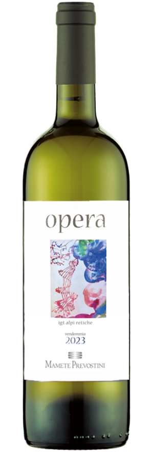 Opera Bianco 2023 Mamete Prevostini, Alpi Retiche IGT, Chardonnay, Sauvignon Blanc, Pinot Blanc, Incrocio Manzoni, Valtellina