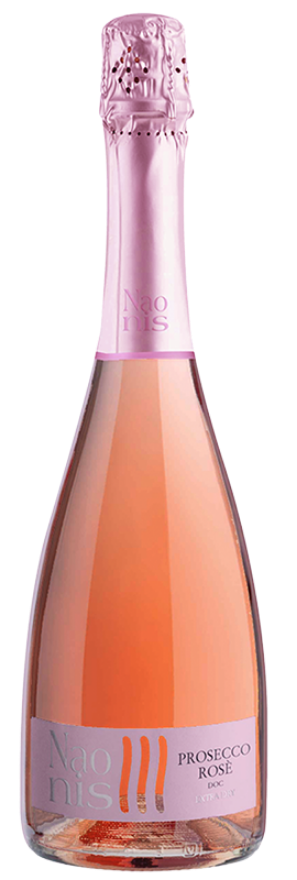 Prosecco Naonis Rosé 2023 Vini la Delizia, Prosecco DOC Extra Dry, Glera (ehem. Prosecco), Pinot Noir
