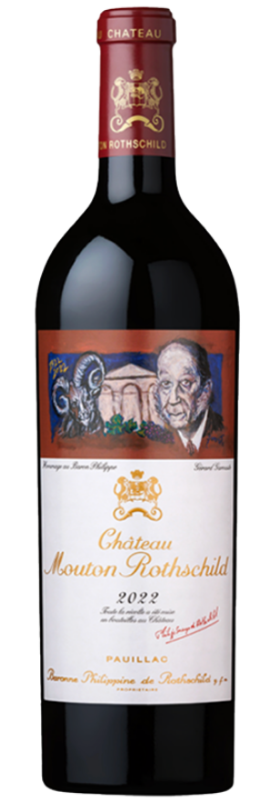 Château Mouton Rothschild 2022, 75cl, Pauillac AC 1er Grand Cru classé, Cabernet Sauvignon, Merlot, Cabernet Franc, Petit Verdot, Bordeaux