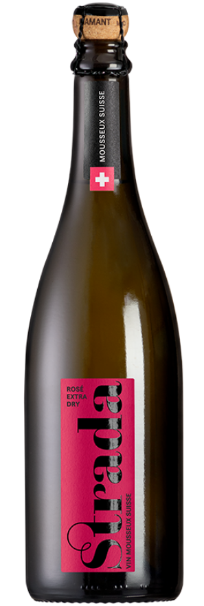 Strada Mousseux Extra Dry Rosé AOC SH