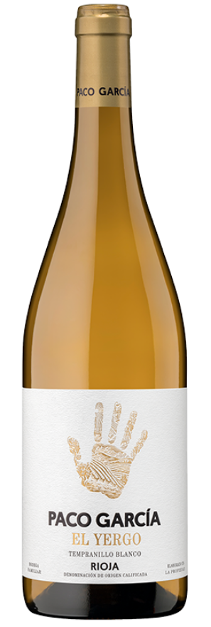 Tempranillo Blanco El Yergo 2024 Paco Garcia, 75cl, Rioja DOCa, Tempranillo Blanco, Rioja