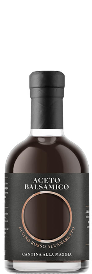 Aceto Balsamico Amaretto Cantina alla Maggia, 25cl, Aceto di Vino Rosso all'Amaretto