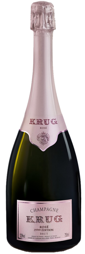 Krug Rosé Brut 29e, 75cl, Pinot Noir, Chardonnay, Pinot Meunier
