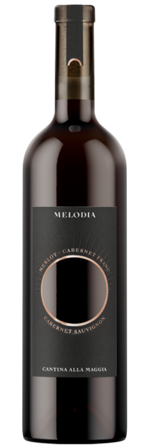 Melodia 2021 Cantina alla Maggia, 75cl, Rosso del Ticino DOC, Merlot, Cabernet Sauvignon, Cabernet Franc, Tessin