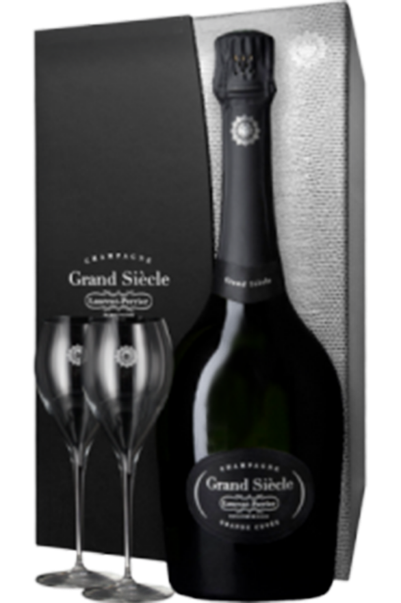 Laurent-Perrier Grand Siècle 26 Box mit 2 Gläser, 75cl, Chardonnay, Pinot Noir