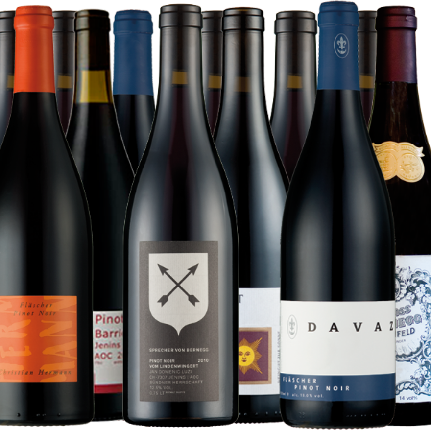 Vinotiv Faszination Pinot Noir Holzkiste 2020, 900cl, AOC Graubünden, Pinot Noir