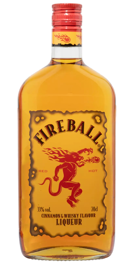 Fireball Cinnamon & Whiskey Flavour Liqueur 33°