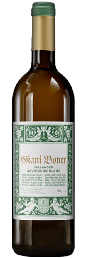 Malanser Sauvignon Blanc 2023 Giani Boner, 75cl, AOC Graubünden, Graubünden