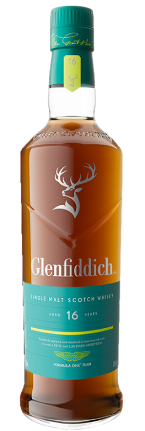 Glenfiddich 16 years Aston Martin Formula 1 43°, 70cl, Single Malt Whisky