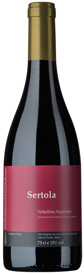 Nebbiolo Sertola 2019 Triacca, 75cl, Valtellina Superiore DOCG, BIO, Nebbiolo, Valtellina