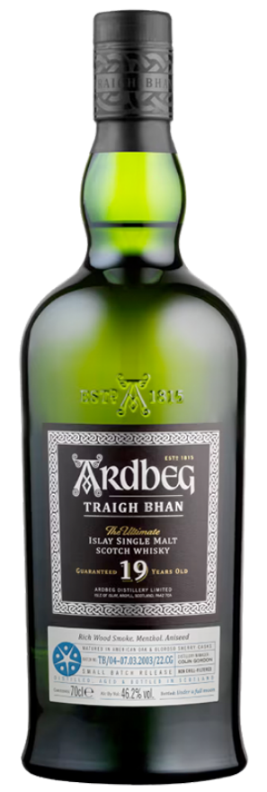 Ardbeg Whisky TRAIGH BHAN 19 years old 50.3°
