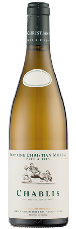 Chablis 2024 Domaine Christian Moreau, 75cl, Chablis AC, BIO, Burgund
