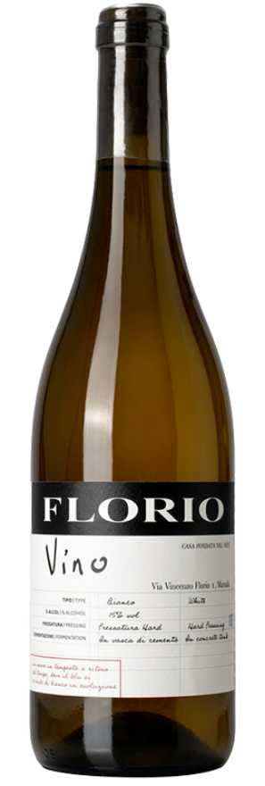 Vino Bianco non Filtrato Florio, 75cl, Sicilia, Grillo, Sizilien