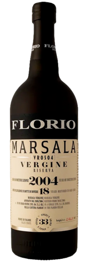 Marsala Vergine Riserva Premium 2004 Florio 19°, 75cl