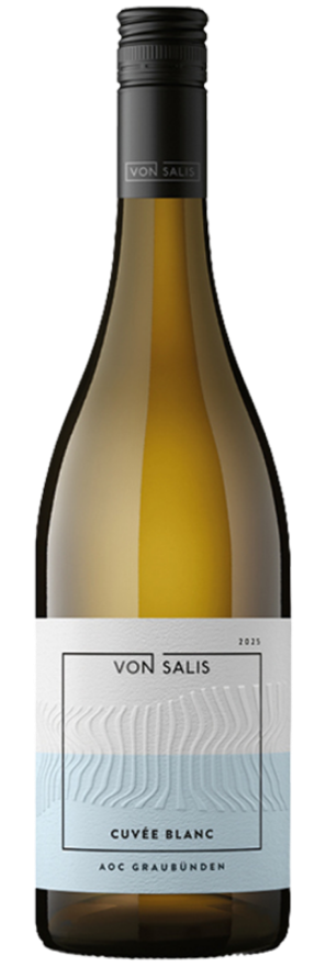 Cuvée Blanc 2025 von Salis, 75cl, AOC Graubünden, Pinot Noir, Pinot Blanc, Sauvignon Blanc, Graubünden