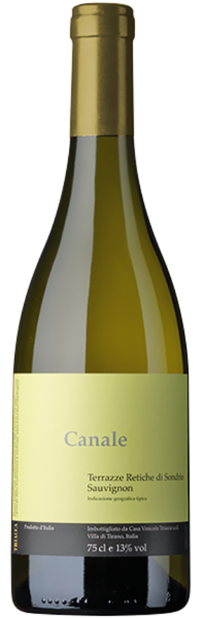 Canale 2024 Triacca, 75cl, Terrazze Retiche di Sondrio IGT, BIO, Sauvignon Blanc, Valtellina