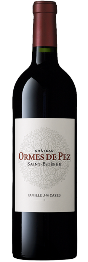 Château Ormes de Pez 2018, 75cl, St-Estèphe AOC, Cabernet Sauvignon, Merlot, Cabernet Franc, Petit Verdot, Bordeaux, Robert Parker: 91, Wine Spectator: 92, James Suckling: 94
