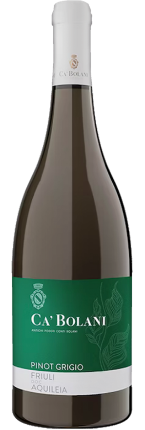 Pinot Grigio 2024 Ca' Bolani, 75cl, Friuli Aquileja DOC, Pinot Gris, Friaul