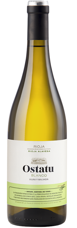 Rioja Alavesa Blanco 2025 Bodegas Ostatu, 75cl, Rioja DOCa, Viura, Malvasia, Rioja