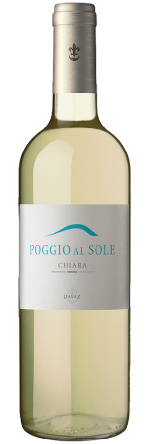 Chiara Bianco 2025 Poggio al Sole, 75cl, Toscana IGT, BIO, Chardonnay, Sangiovese, Toscana, Chianti