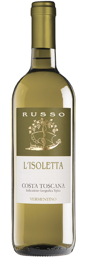 L'Isoletta Vermentino 2025 Azienda Agricola Russo, 75cl, Toscana IGT, Vermentino, Viognier, Toscana