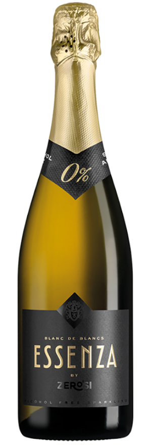ESSENZA by ZERO'SI Blanc de Blancs Millésimé 2025, 75cl, Alcohol free Sparkling Dry, Pinot Blanc, Falstaff: 89